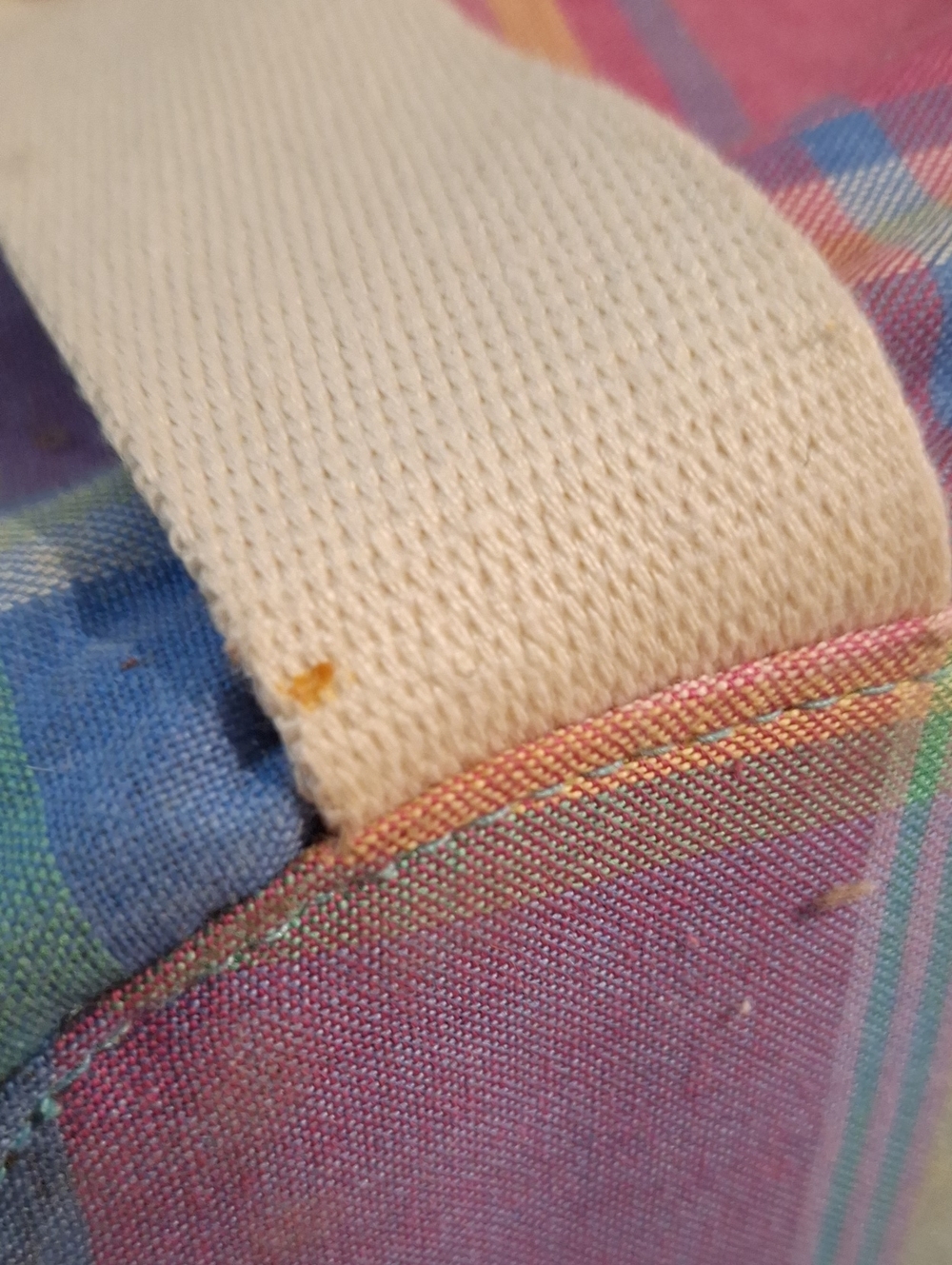 Ralph Lauren Pastel Plaid Straw-Top BeachTote - Picture 14 of 16